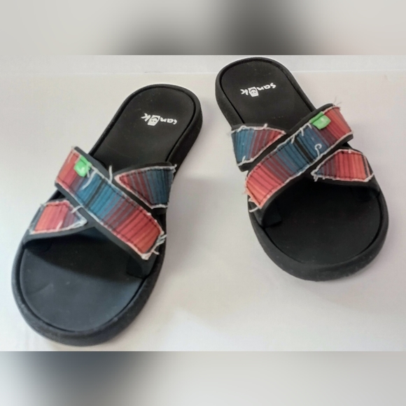 Sanuk Beachwalker Slides Women's Size 11 - Picture 1 of 12